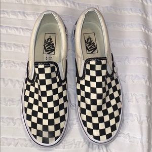 Checkered vans